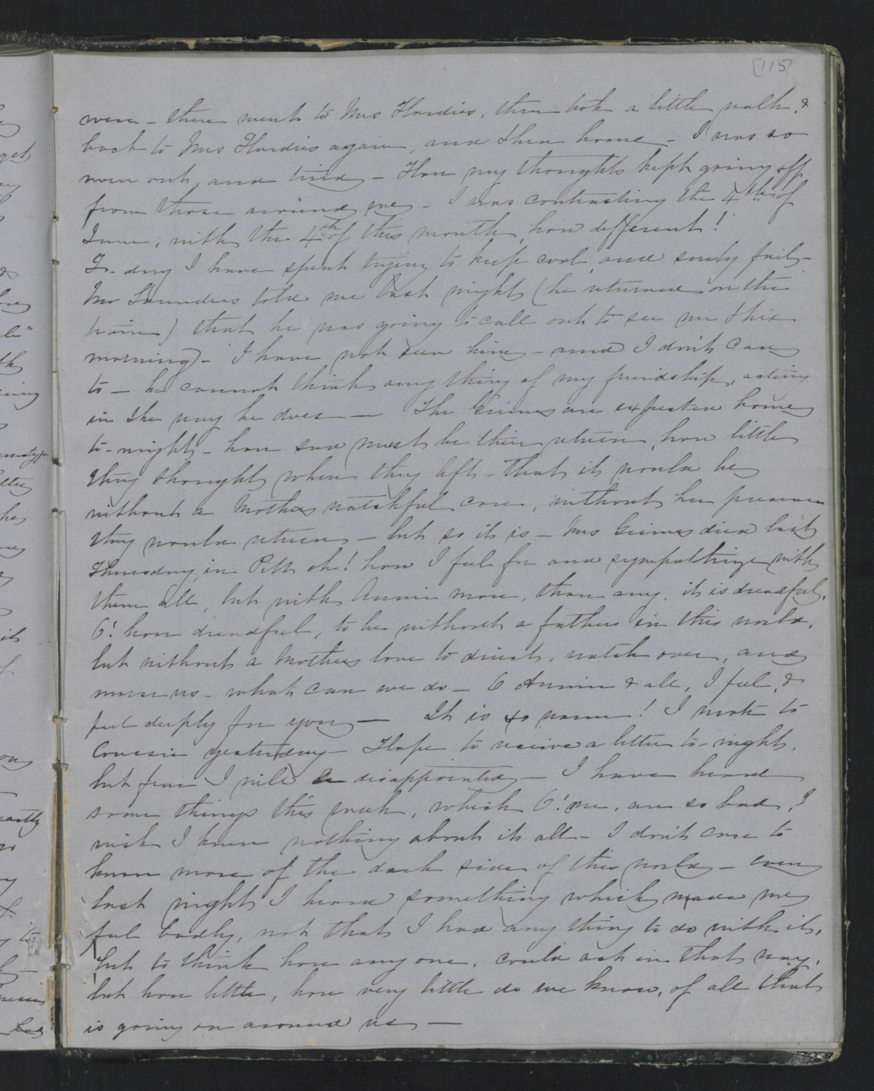 Diary Entry from Margaret Eliza Cotten, 5 July 1854, Page 3