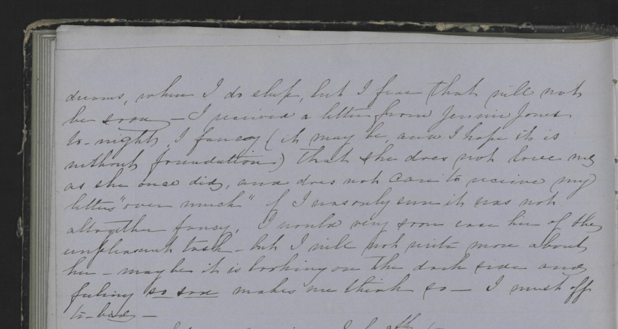 Diary Entry from Margaret Eliza Cotten, 7 July 1854, Page 3