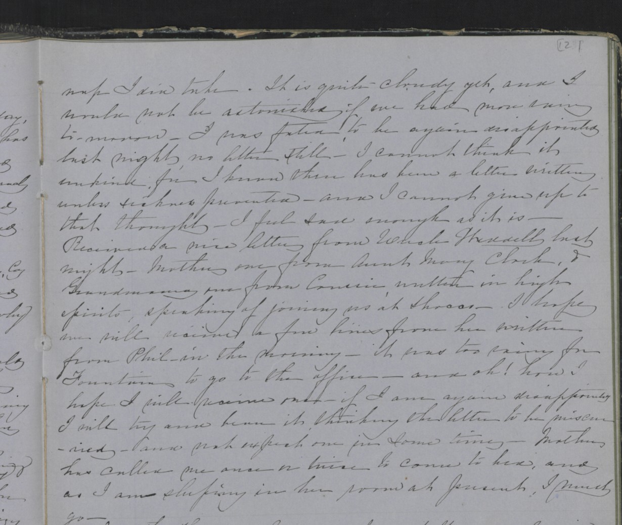 Diary Entry from Margaret Eliza Cotten, 11 July 1854, Page 2