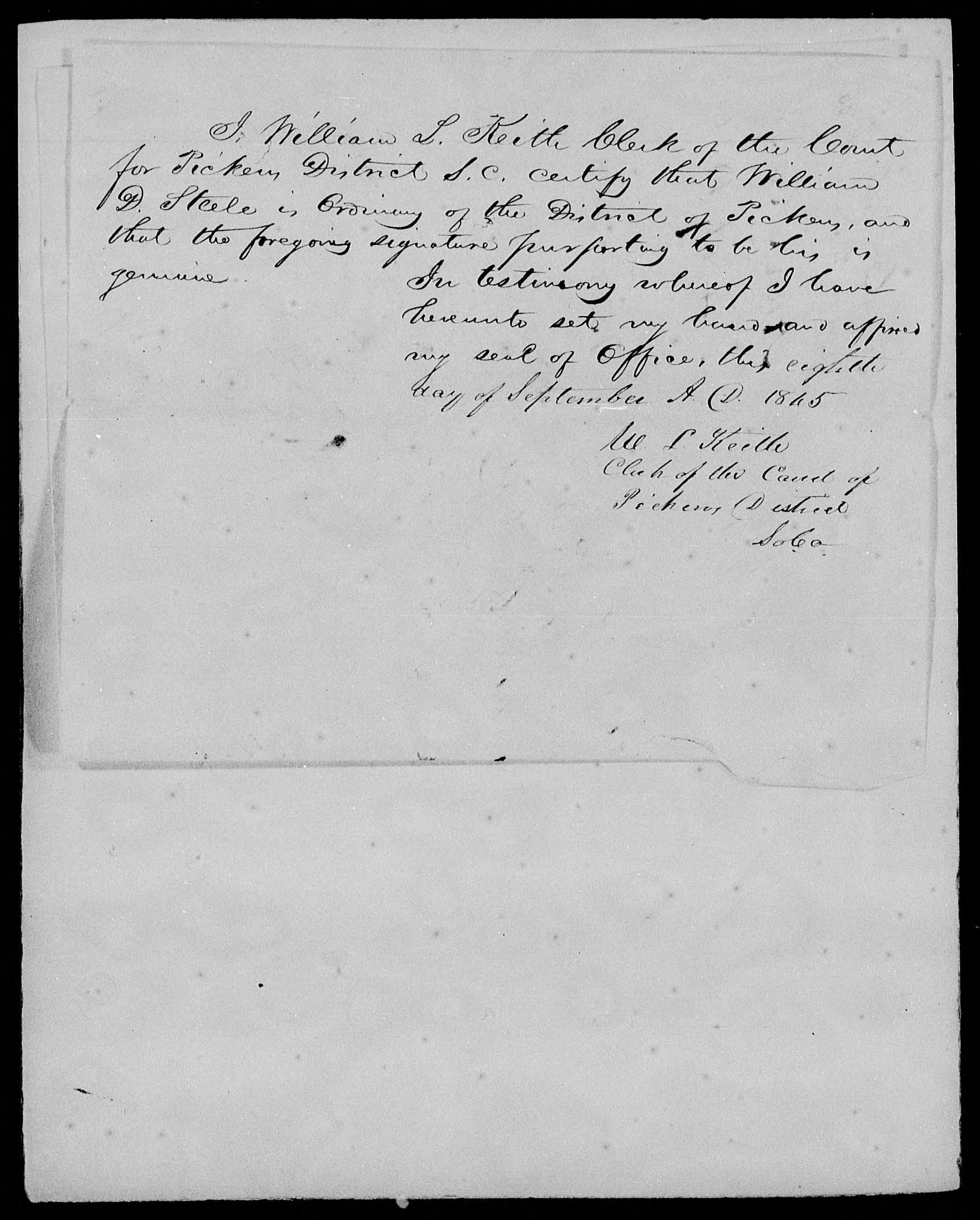 Application for a Widow's Pension from Anna Guest, 4 September 1845, page 3