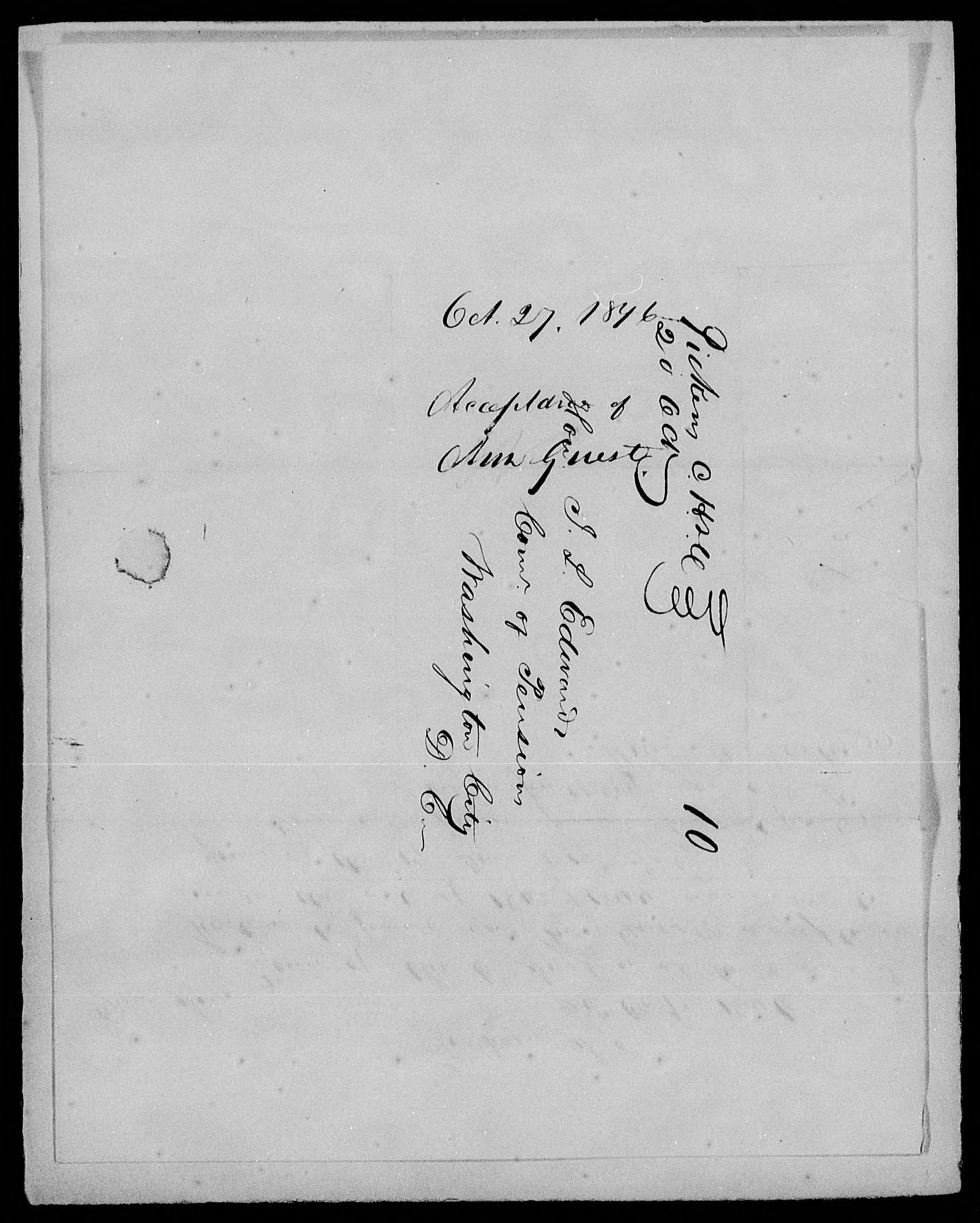 Letter from Miles M. Norton to James L. Edwards, 20 October 1846, page 2