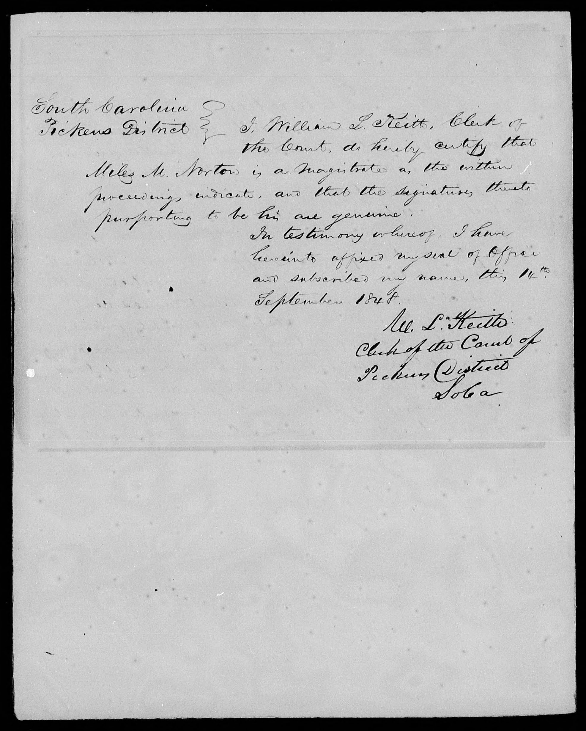 Application for a Widow's Pension from Anna Guest, 14 September 1848, page 2