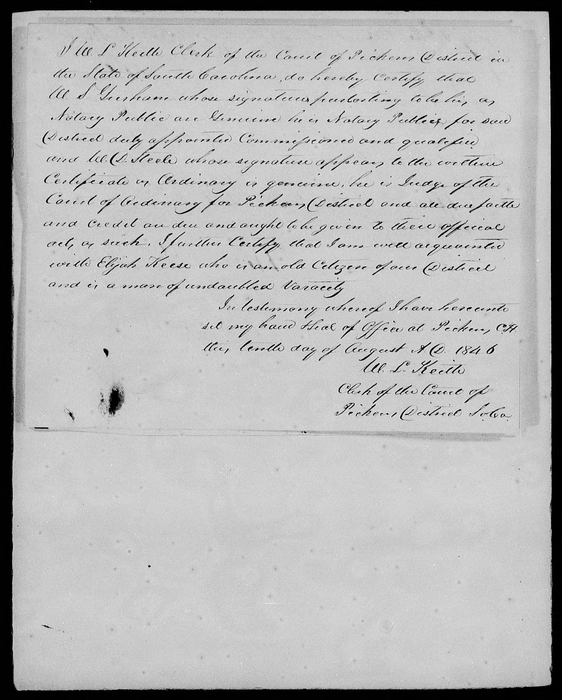 Application for a Veteran's Pension from William Guest, 10 March 1834, page 4
