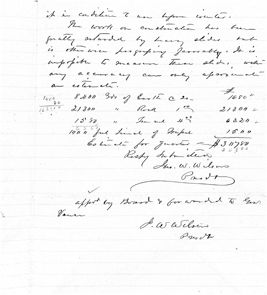 Page 2 of Letter from James W. Wilson to Zebulon B. Vance, 1July 1878