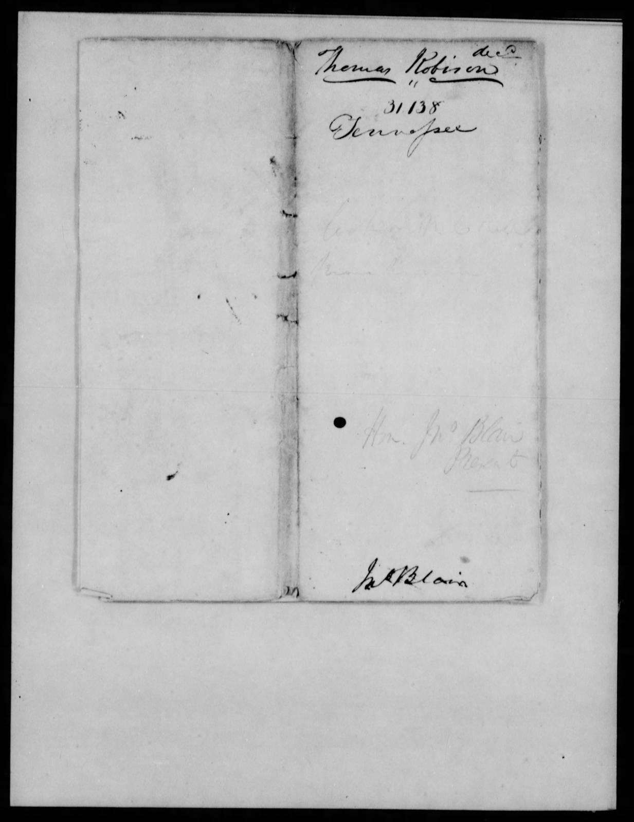 Application for a Veteran's Pension from Thomas Robison, 13 September 1832, page 3
