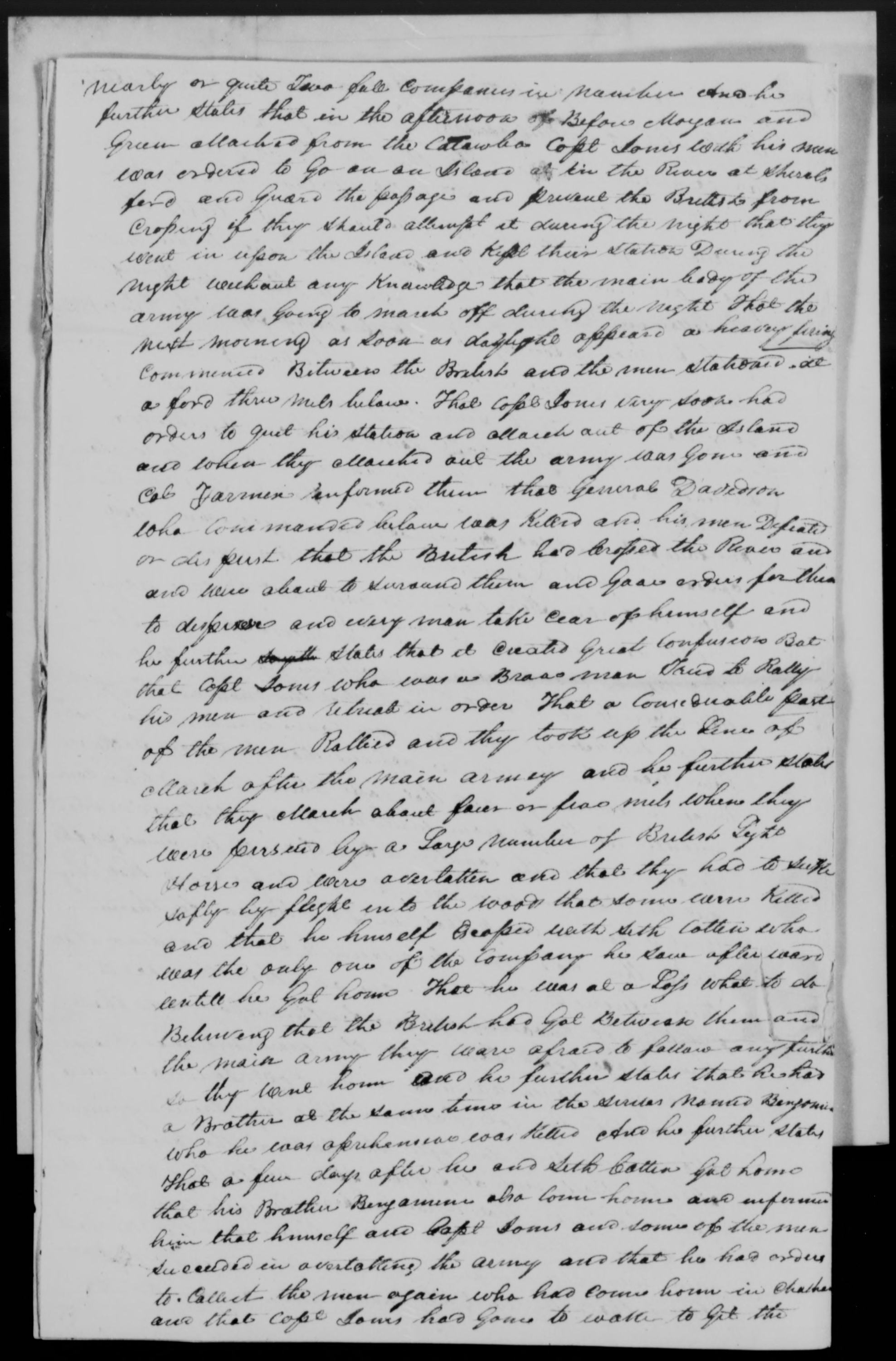Application for a Veteran's Pension from Nathan Yarborough, 5 August 1833, page 2