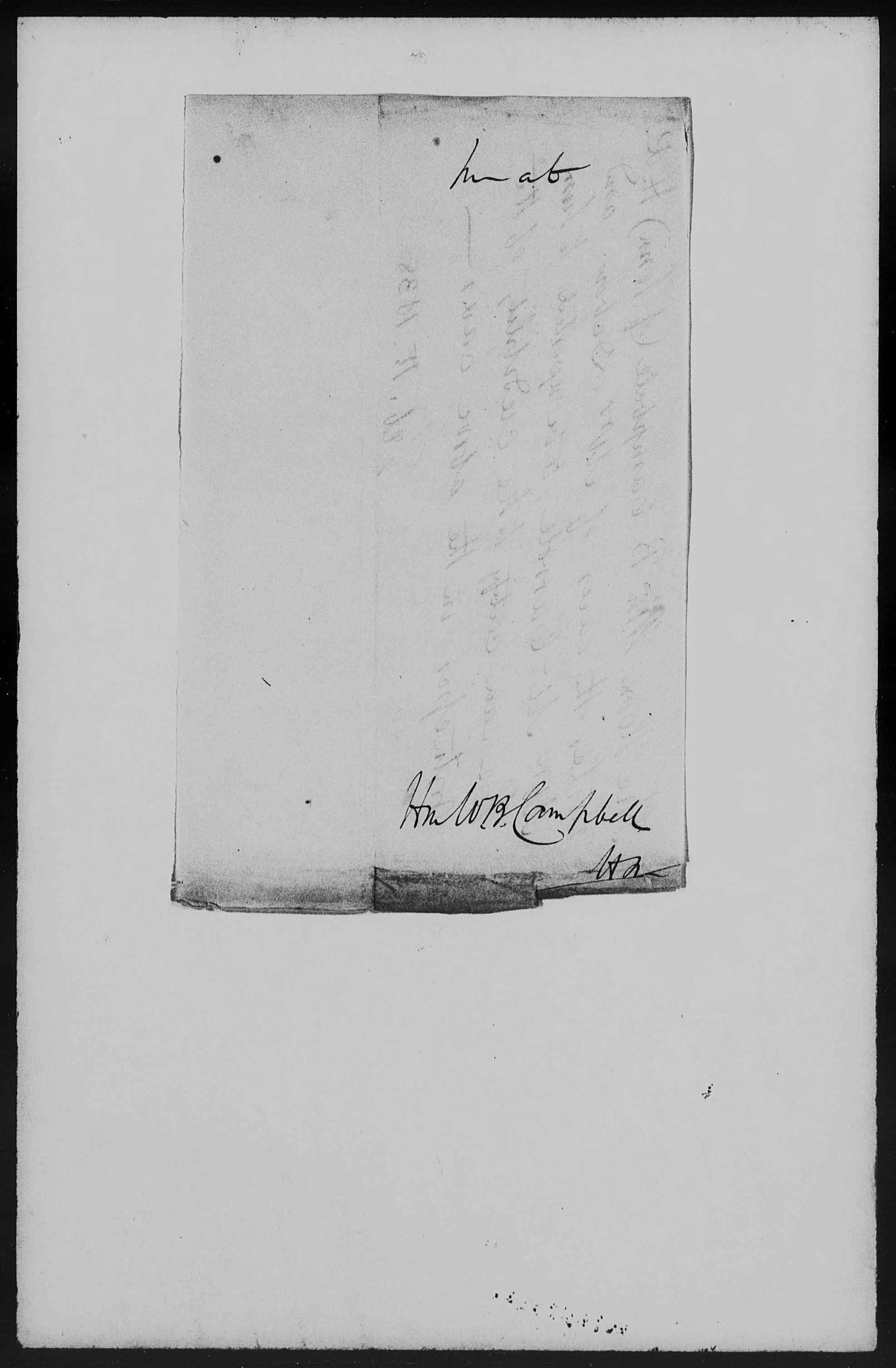 Order from William B. Campbell on the Pension Claim of Rachel Debow, 15 February 1838, page 2