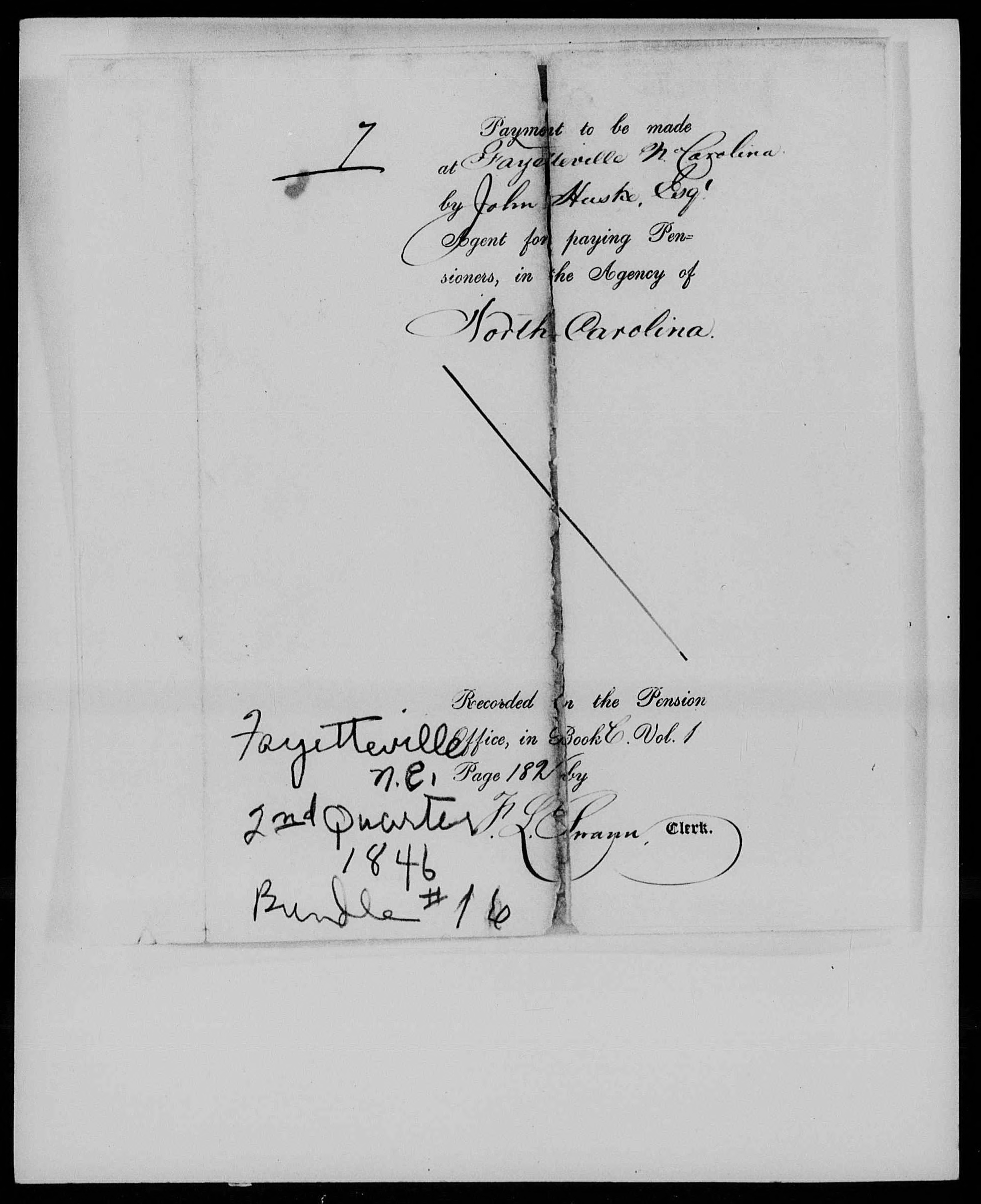 Authorization of Pension Claim from William Wilkins for Ruth Edwards, 9 December 1844, page 2