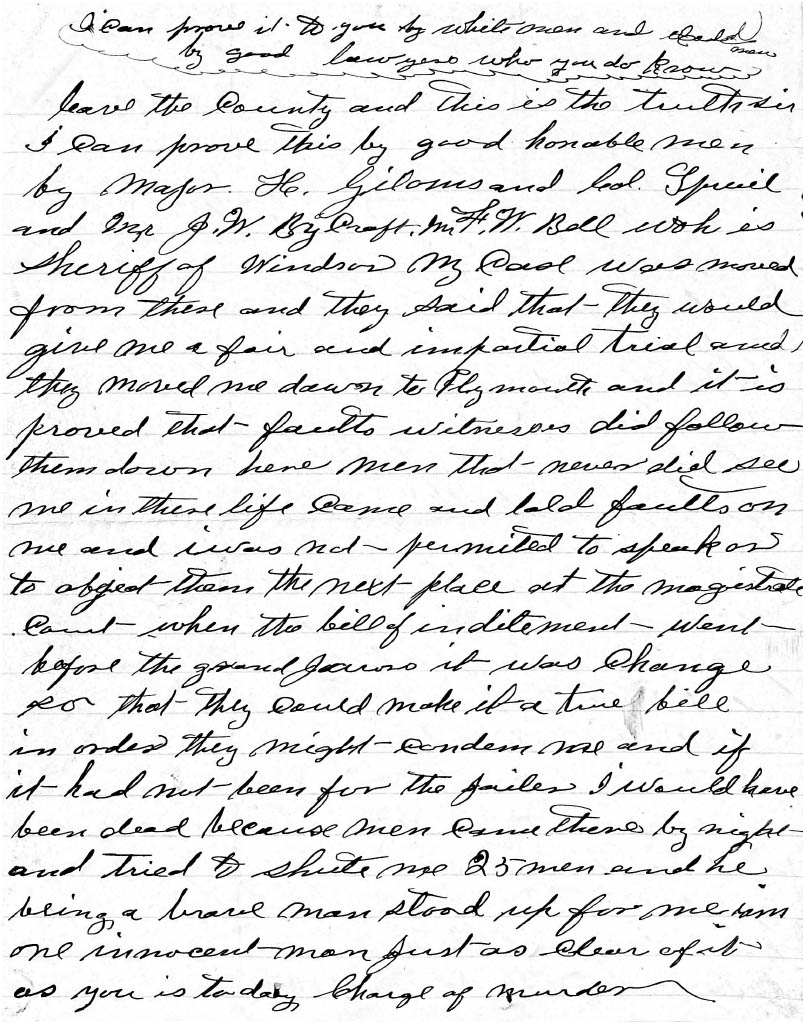 Arden A. Nelson Jr.  to ZBV December 6 1877 page 2
