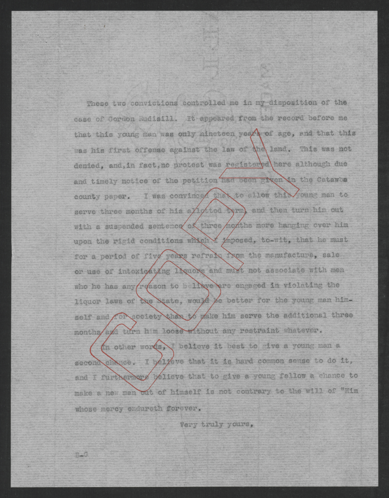 Letter from Bickett to Ewart, February 18, 1920, page 2