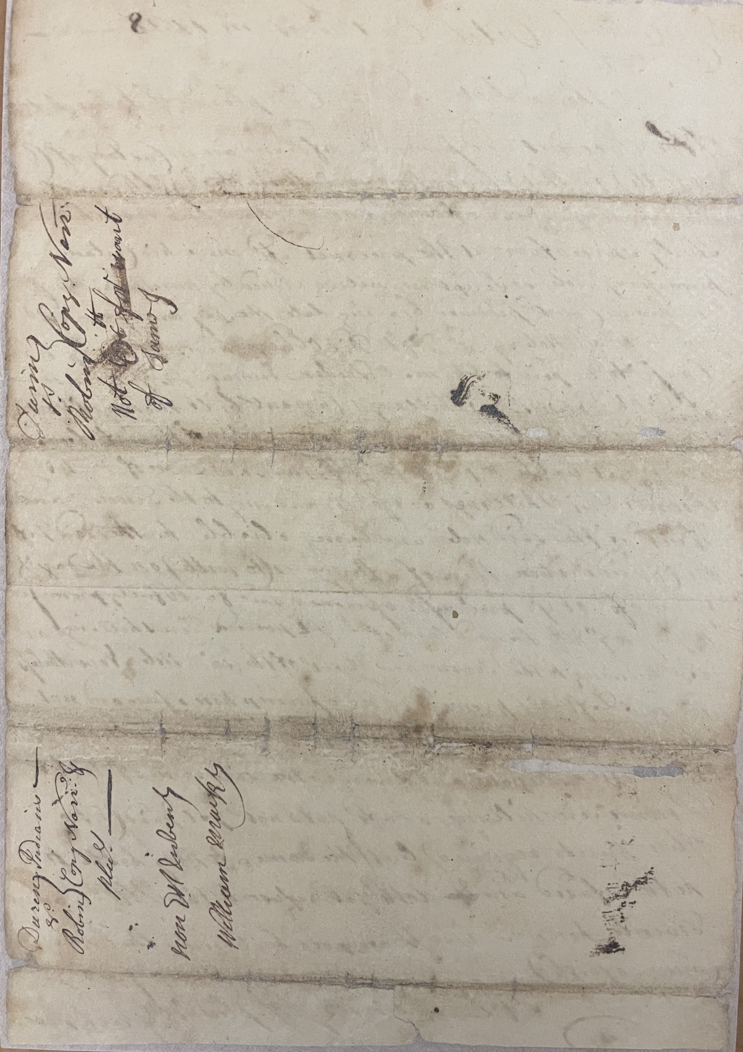 Complaint from Thomas Duren against John Robbin, October 1738, page 2