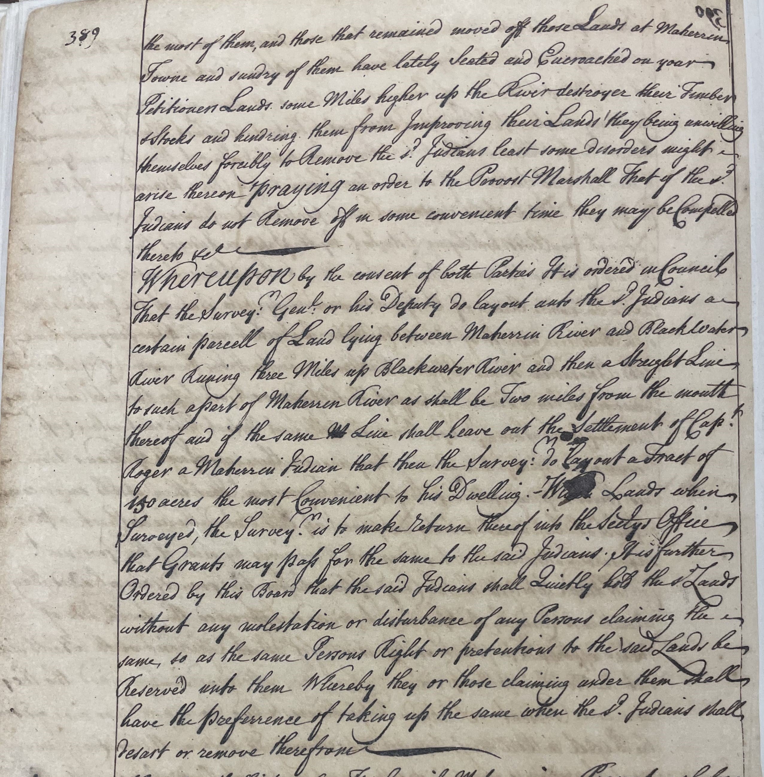 Minutes of the North Carolina Council, 28 October 1726, page 4