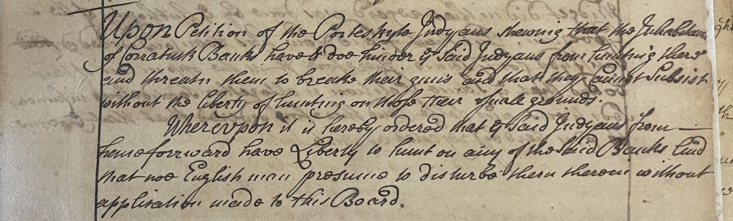 Extract of Minutes of the North Carolina Council, 10 March 1715, page 4