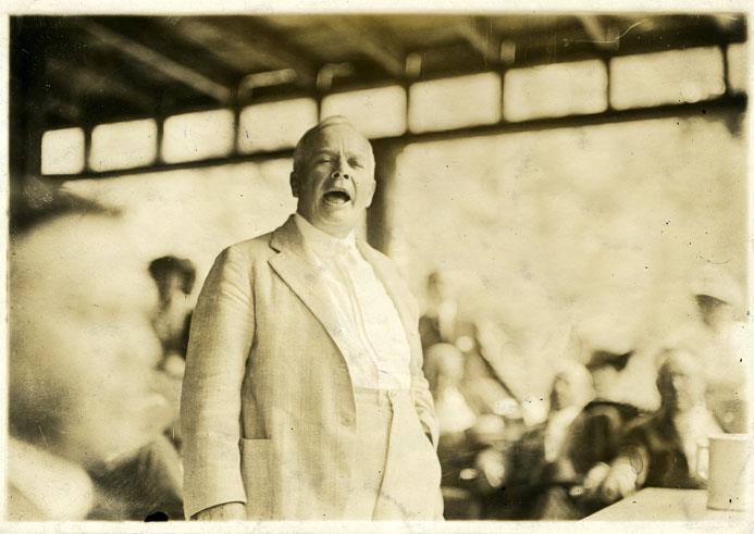 Gov. Bickett mid speech circa 1920