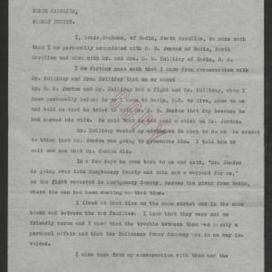Affidavit of Louis Nachman, July 11, 1919, page 1