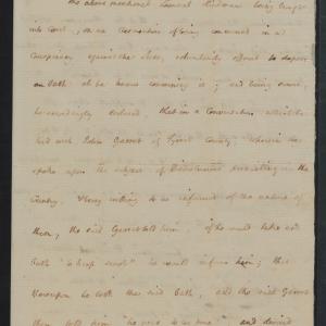 Examination of Lemuel Hindman, 12 August 1777, page 1