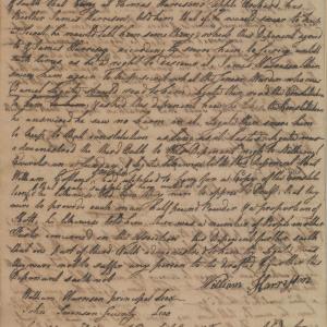 Deposition of William Harrison, 17 July 1777