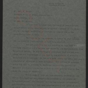 Letter from Craig to Watson, March 16, 1916, page 1