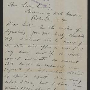 Letter from Wilson to Craig, September 3, 1913, page 1