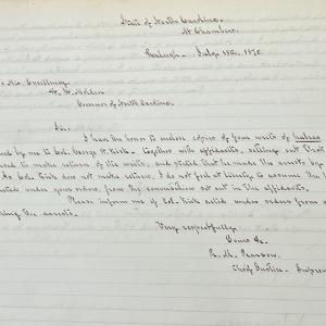 Letter from Richmond Mumford Pearson to William Woods Holden, 18 July 1870