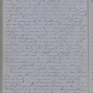 Diary Entry from Margaret Eliza Cotten, 18 March 1854
