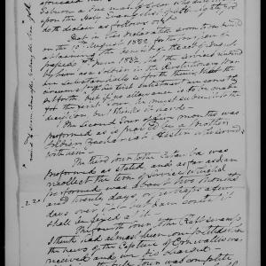Application for a Veteran's Pension from William Taburn, 5 December 1833