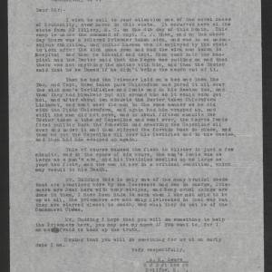 Letter from Sears to Dudding, April 7, 1919