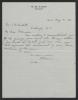 Letter from Thaddeus E. Vann to Gov. Thomas W. Bickett, August 5, 1919